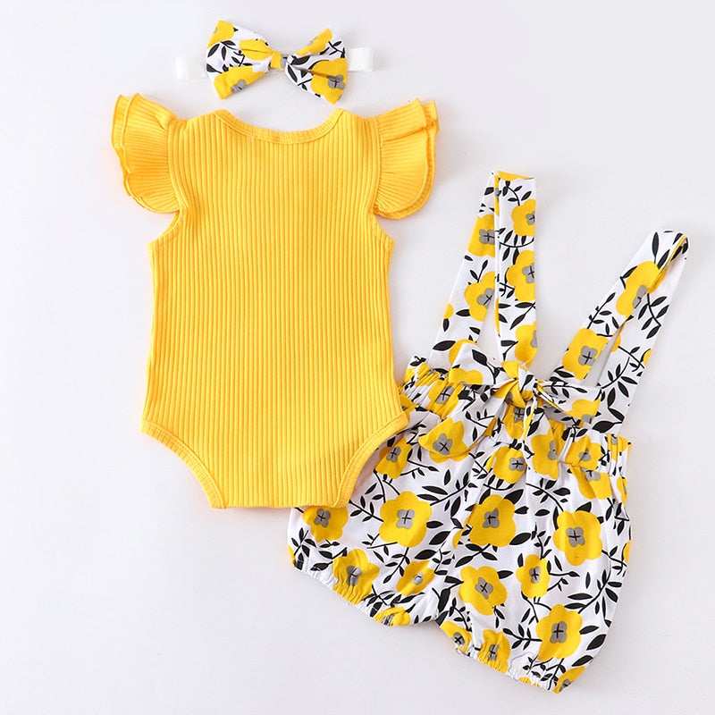 Infant Knitting Romper