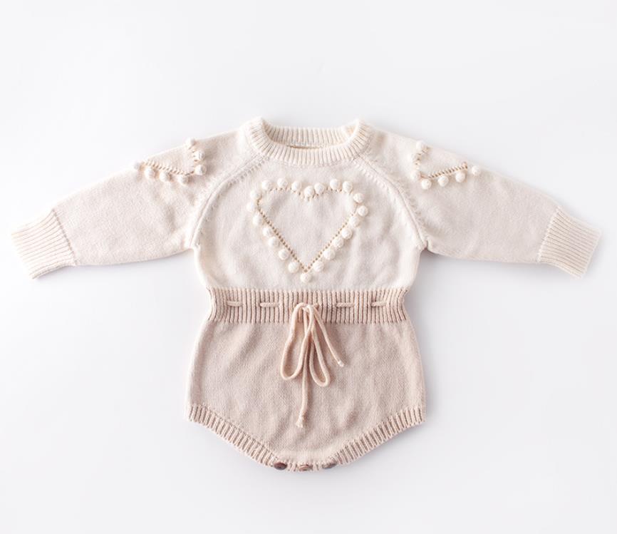 Solid Ruffled Baby Jumpsuit