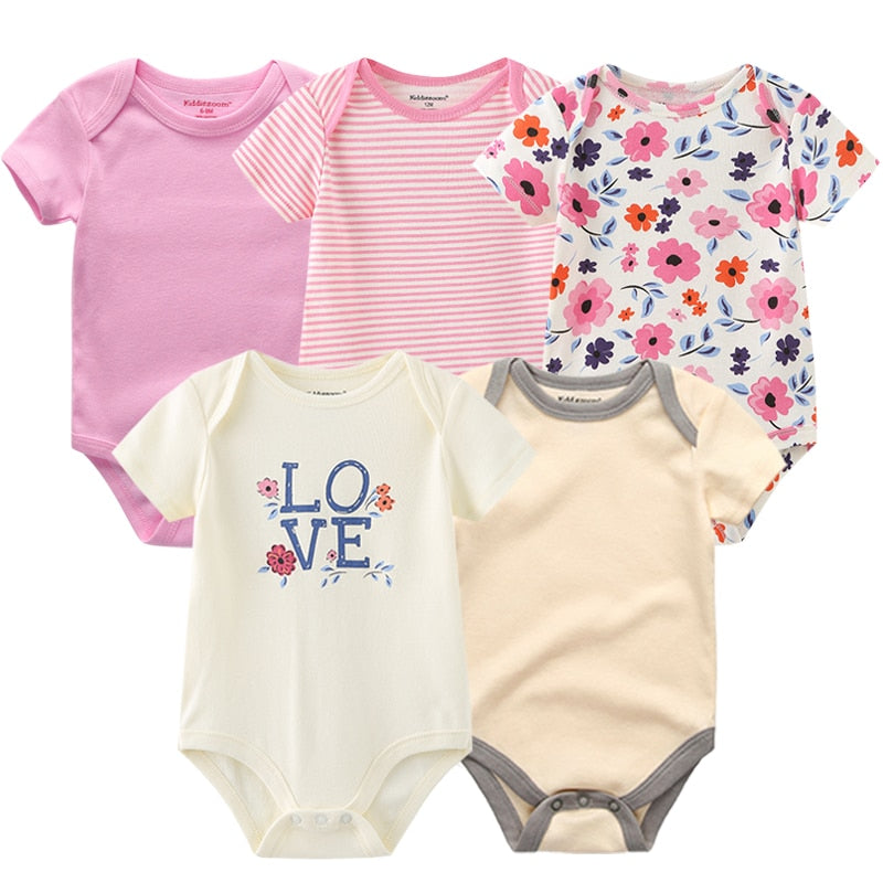 Baby Romper Jumpsuit 5 Pack
