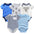 Baby Romper Jumpsuit 5 Pack