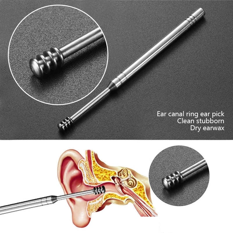 Ear Wax Pickers Stainless Steel