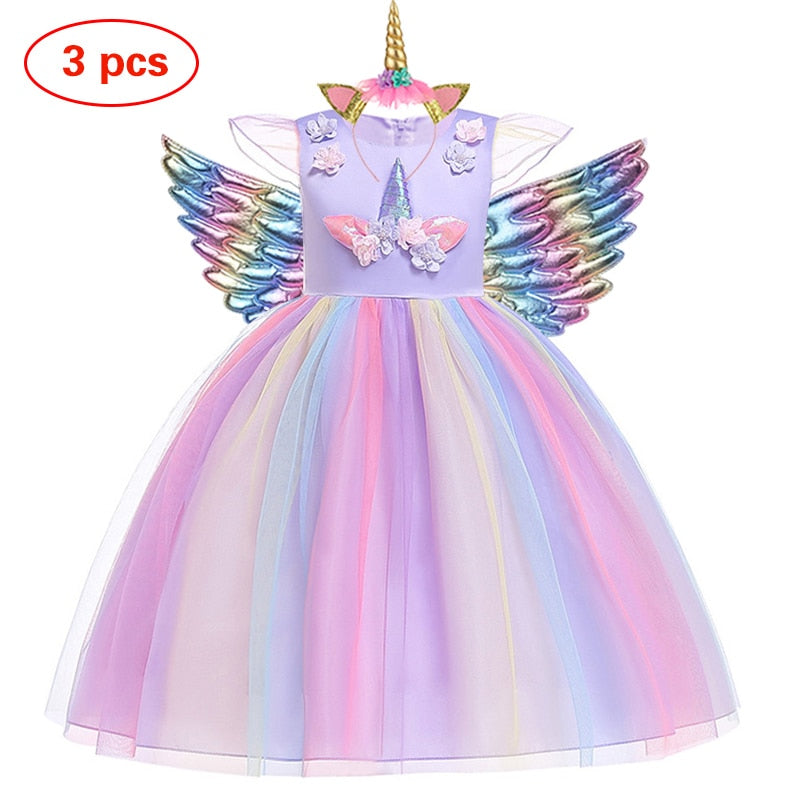 Girl's Unicorn Tutu Dress