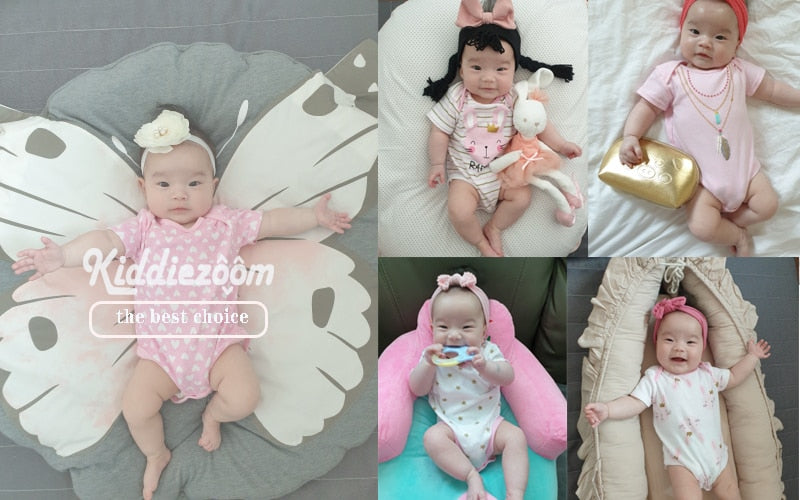 5 Piece Baby Girl Romper Set