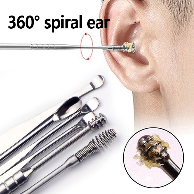Ear Wax Pickers Stainless Steel