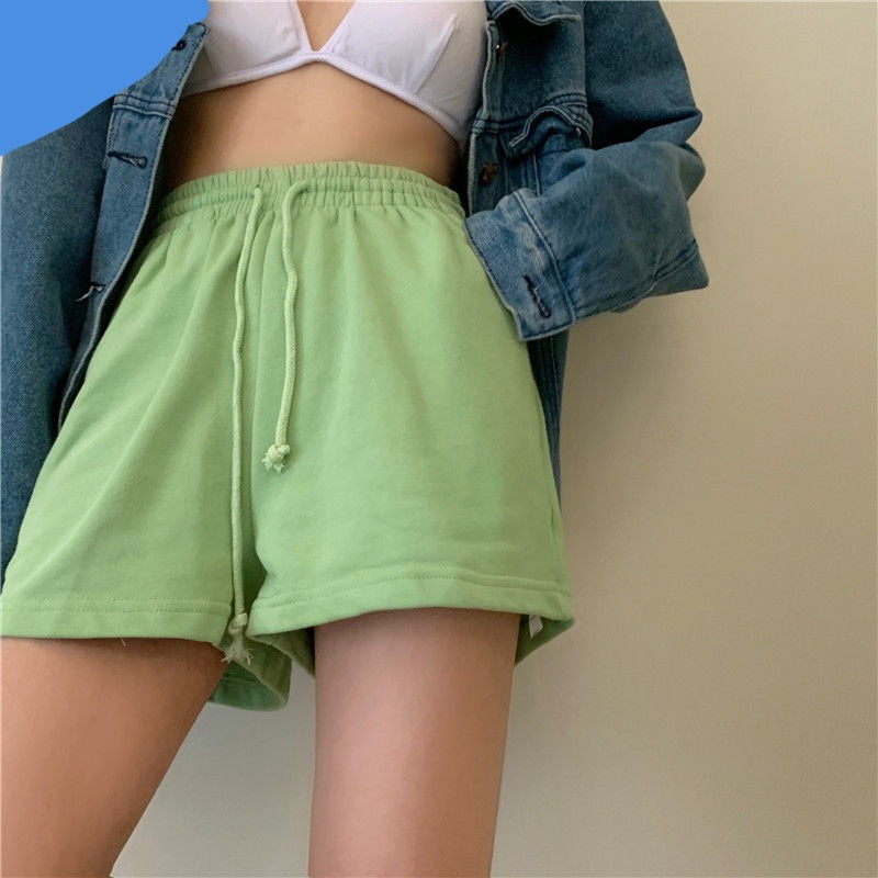 Solid Cotton Wide Leg Bottoms