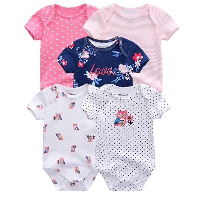 Baby Romper Jumpsuit 5 Pack