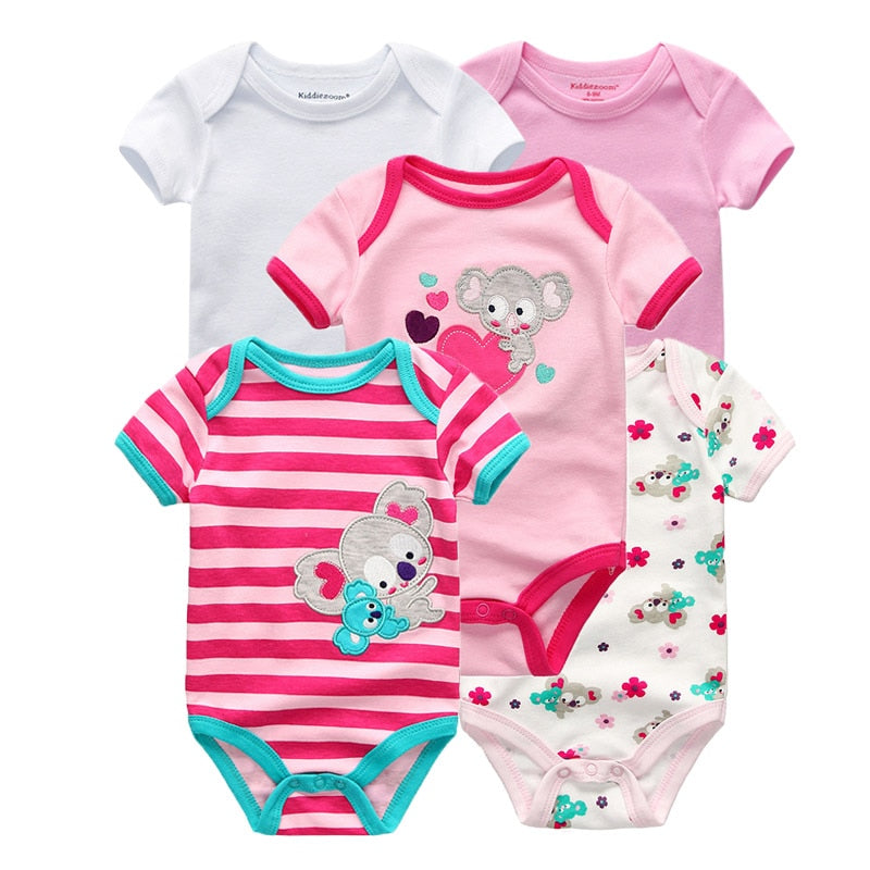 Baby Romper Jumpsuit 5 Pack