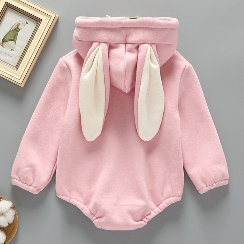 Hooded Baby Rompers