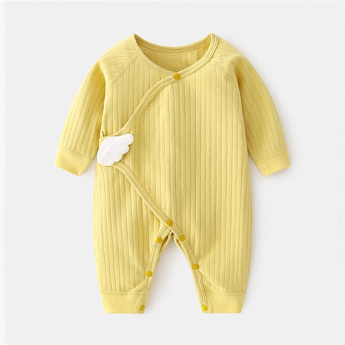 Cotton Solid Soft Infant Jumpsuit