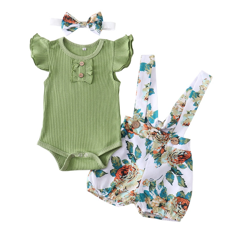 Infant Knitting Romper