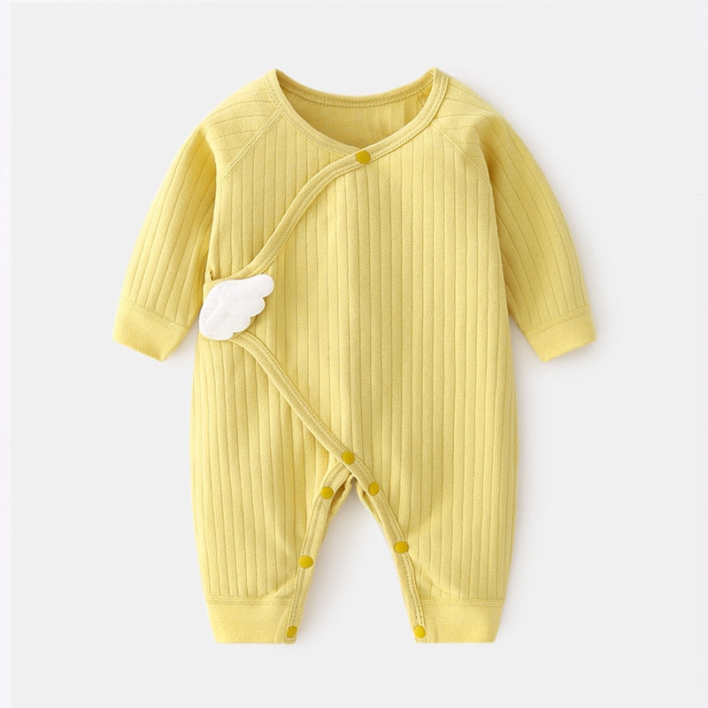 Cotton Solid Soft Infant Jumpsuit