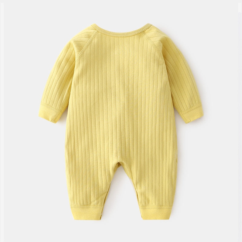 Cotton Solid Soft Infant Jumpsuit
