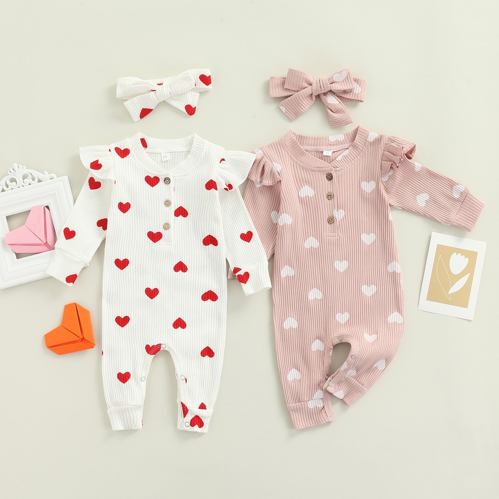 Infant Baby Neck Rompers