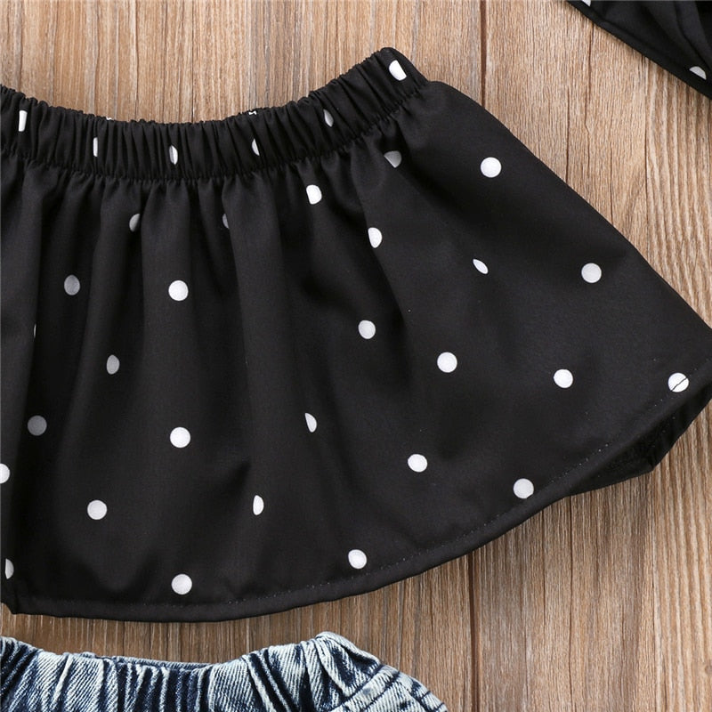 Baby Girls' Polka Dot Fashion Set