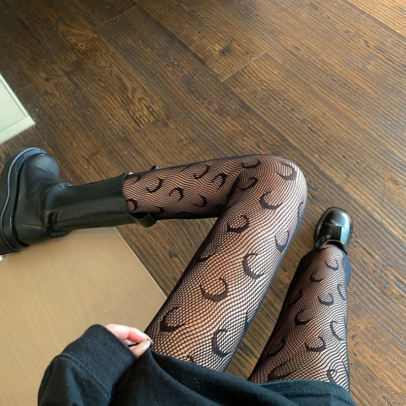 Heart Flower Tights
