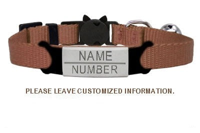 ID Tag Cat Collar Bell