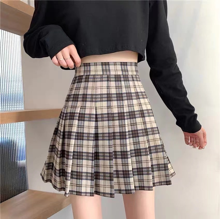 High Waist Thin Short Skirt
