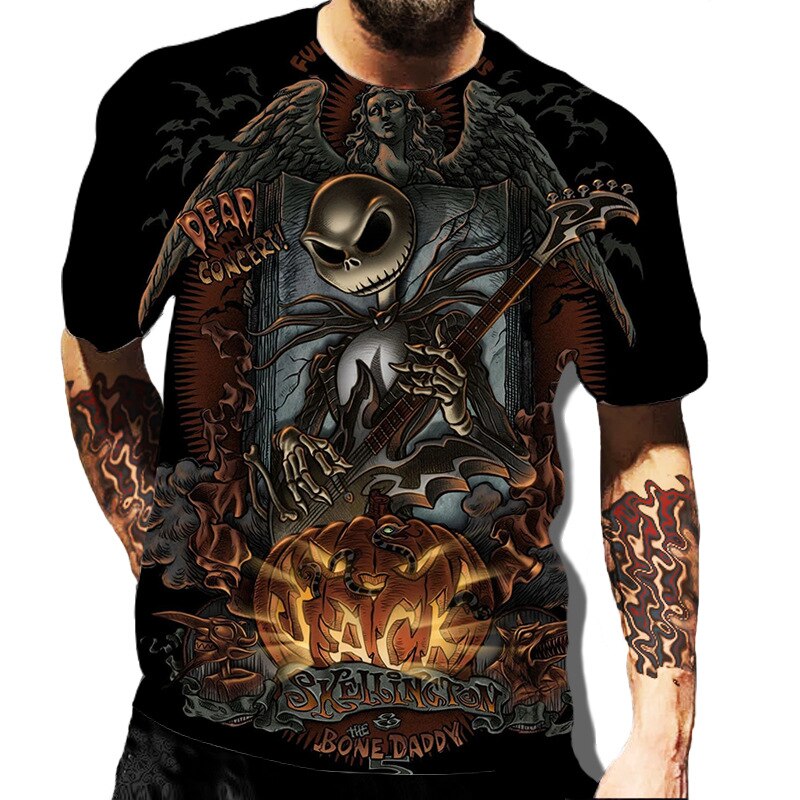3D Skull Horror T-Shirts