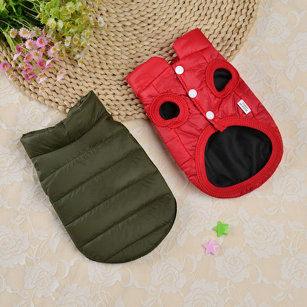 Warm Dog Vest Clothes