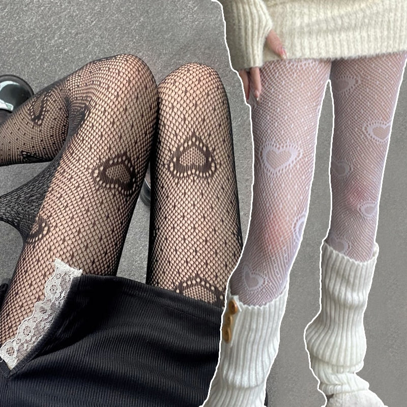 Heart Flower Tights