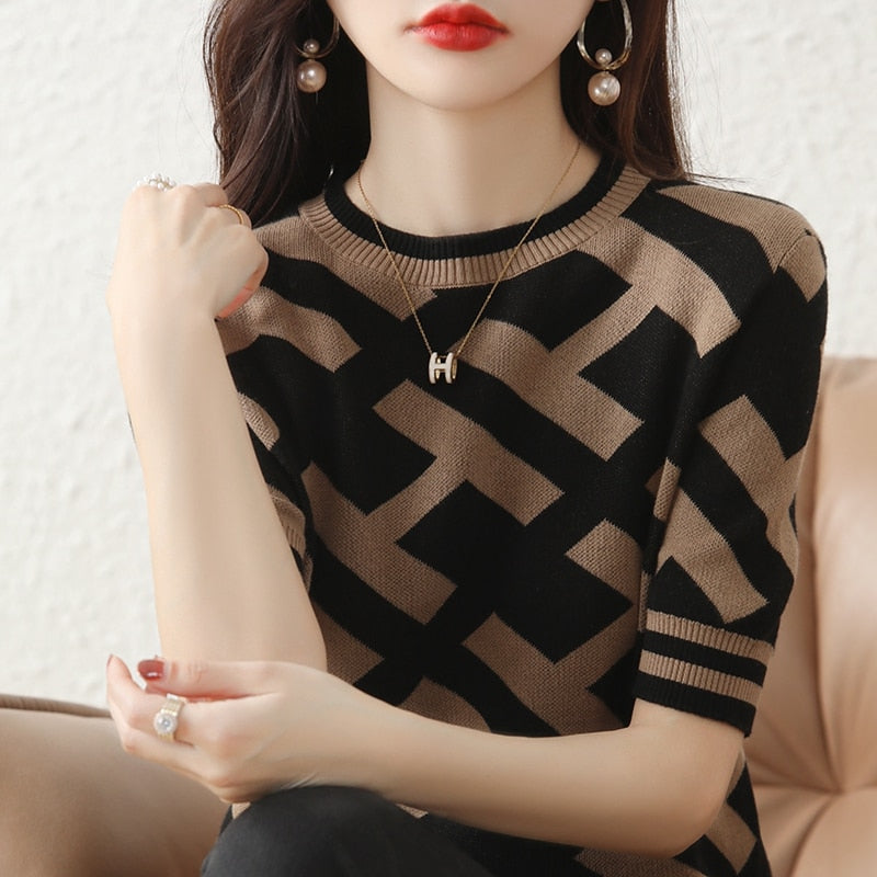 Casual Embroidery Tops