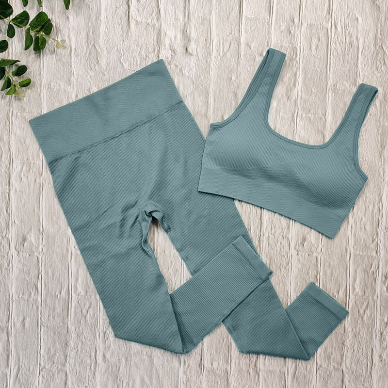 Seamless Ribbed Leggings