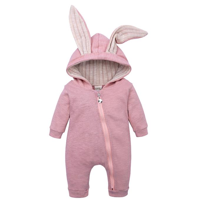 Hooded Baby Rompers