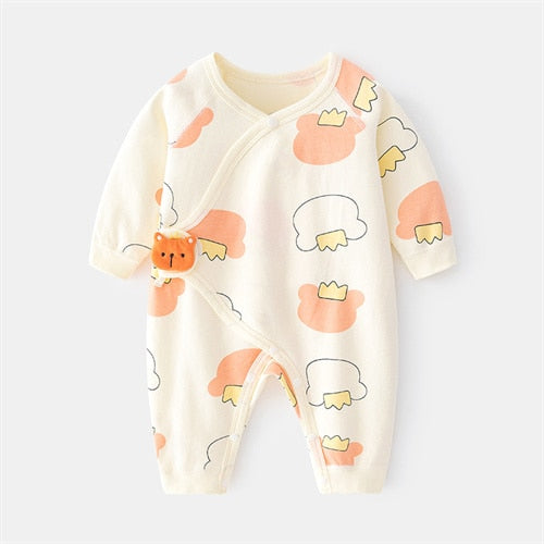 Cotton Solid Soft Infant Jumpsuit