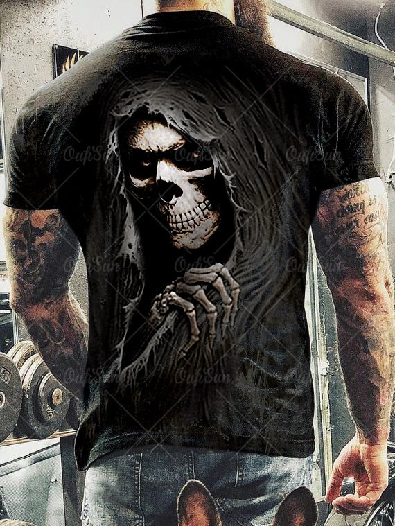 3D Skull Horror T-Shirts