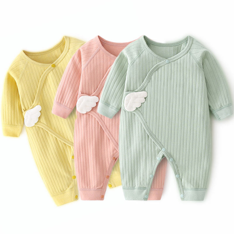 Cotton Solid Soft Infant Jumpsuit