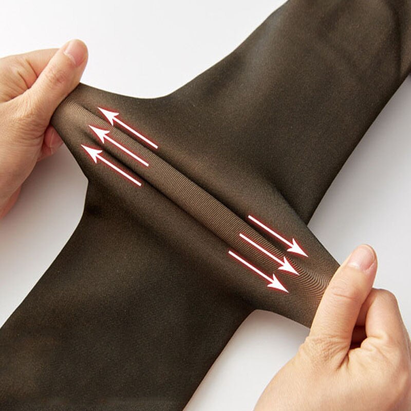 Plush Lined Elastic Tights