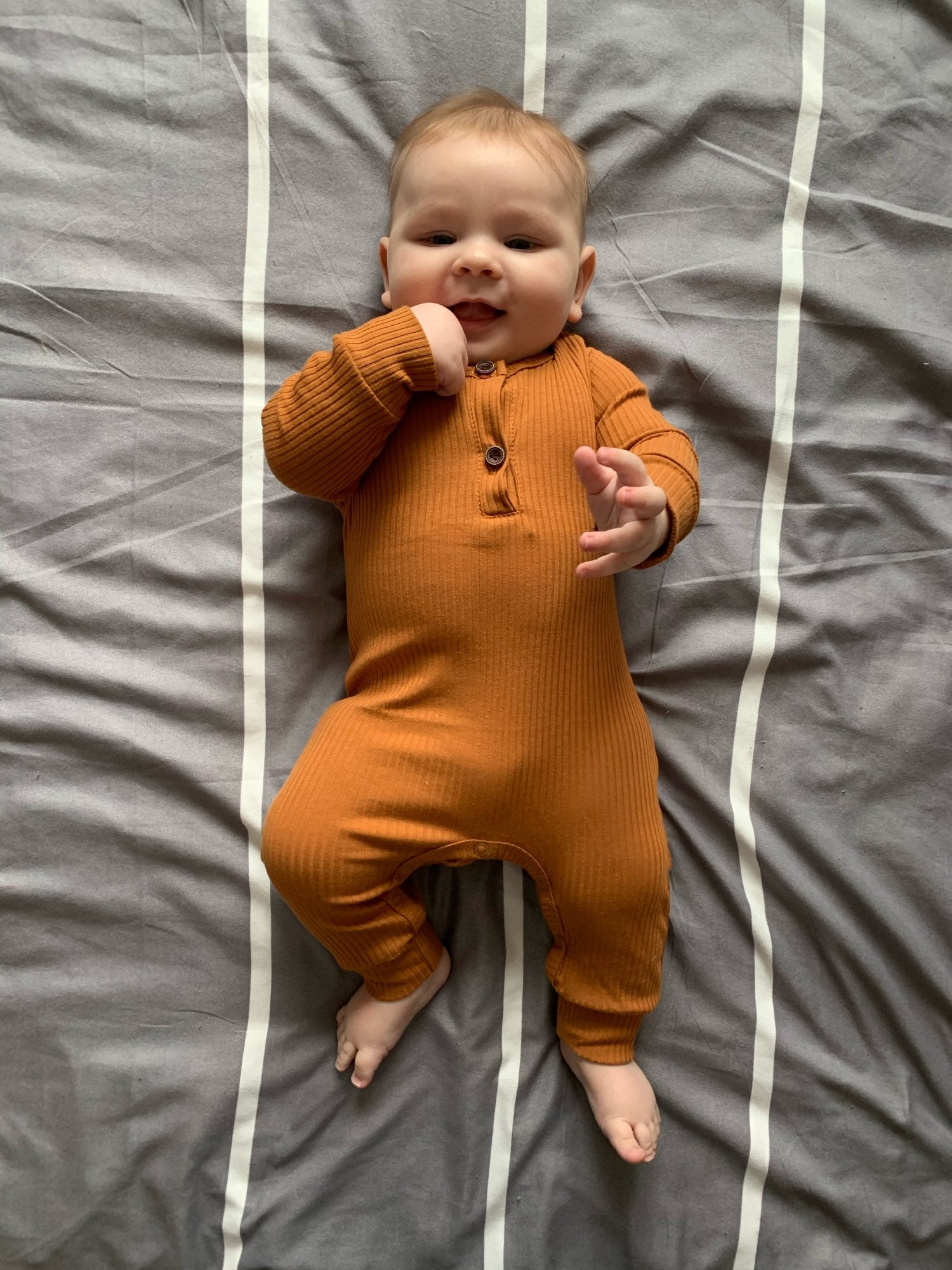 Long Sleeve Solid Jumpsuit