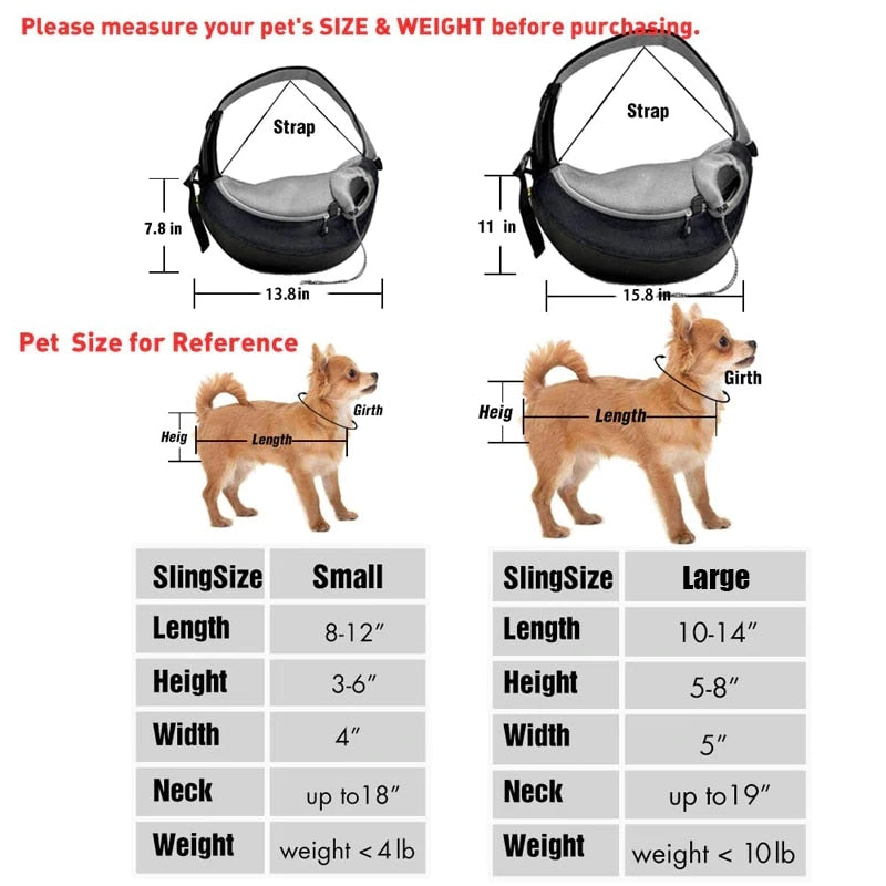 Travel Dog Shoulder Bag