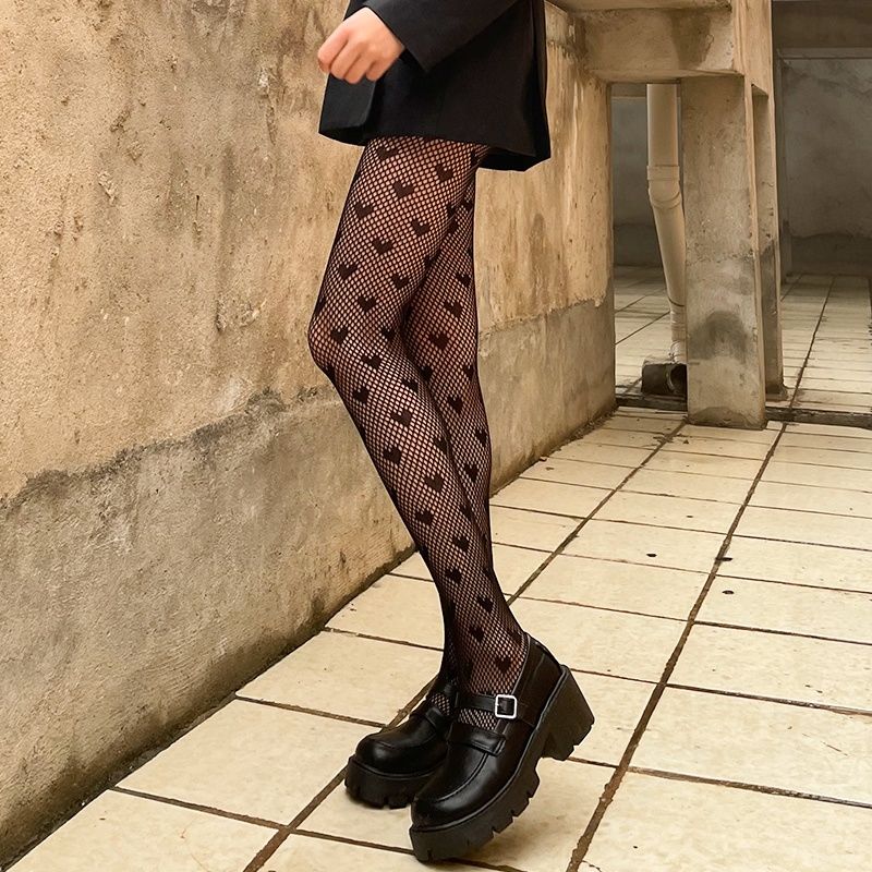 Cute Pentacle Print Tights