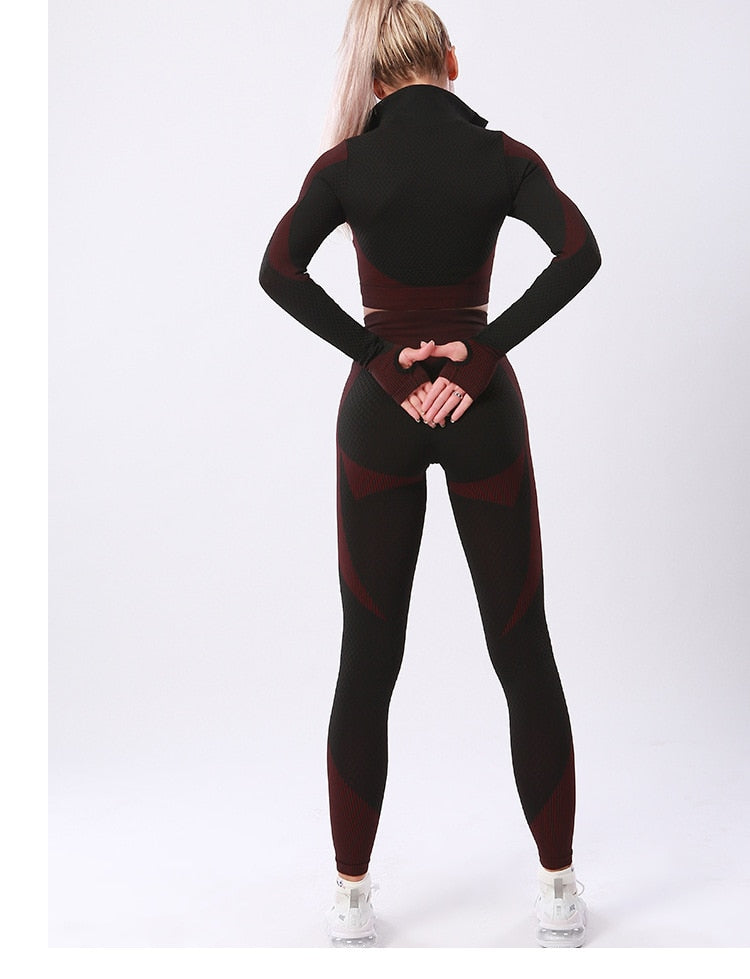 Women Yoga Set Fitness