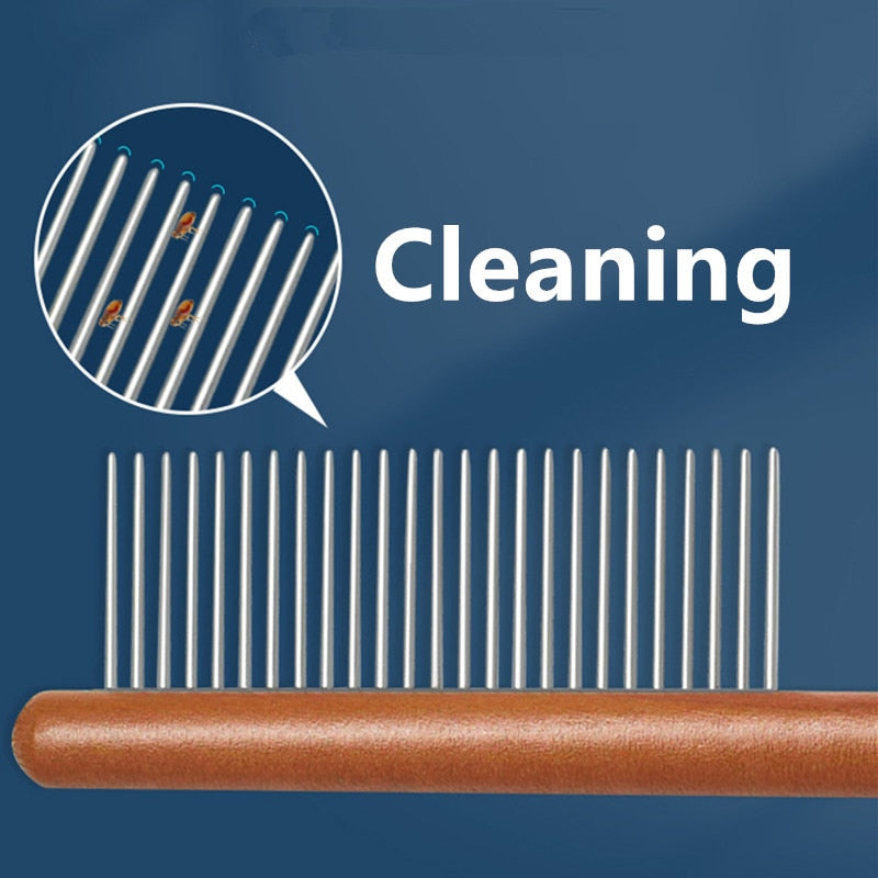 Pet Hair Remover Wooden Handle