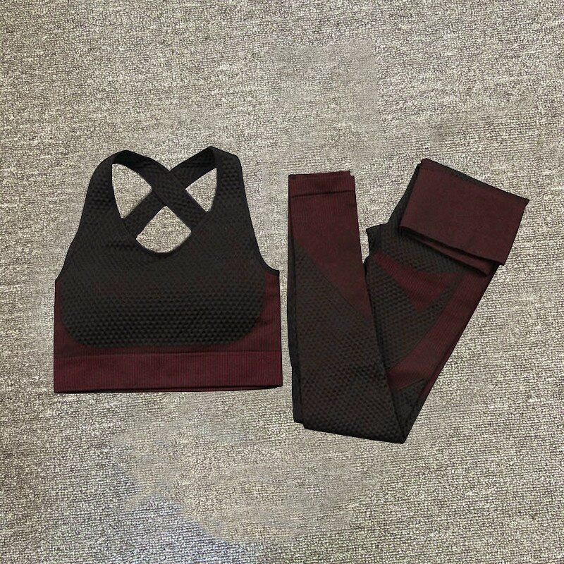 Seamless Yoga Suit 3 Piece