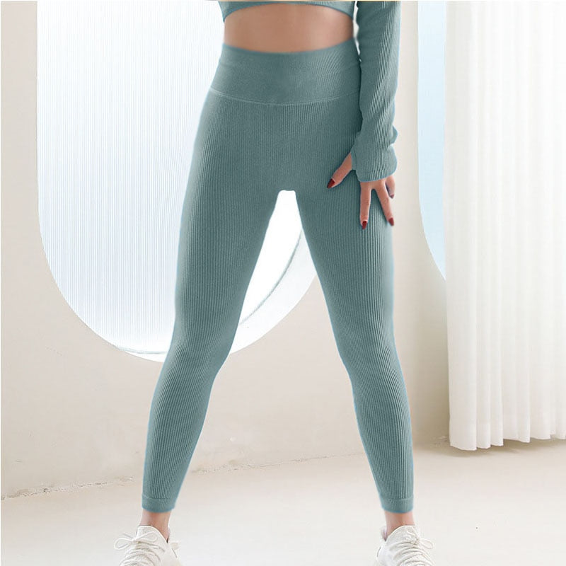 Seamless Ribbed Leggings