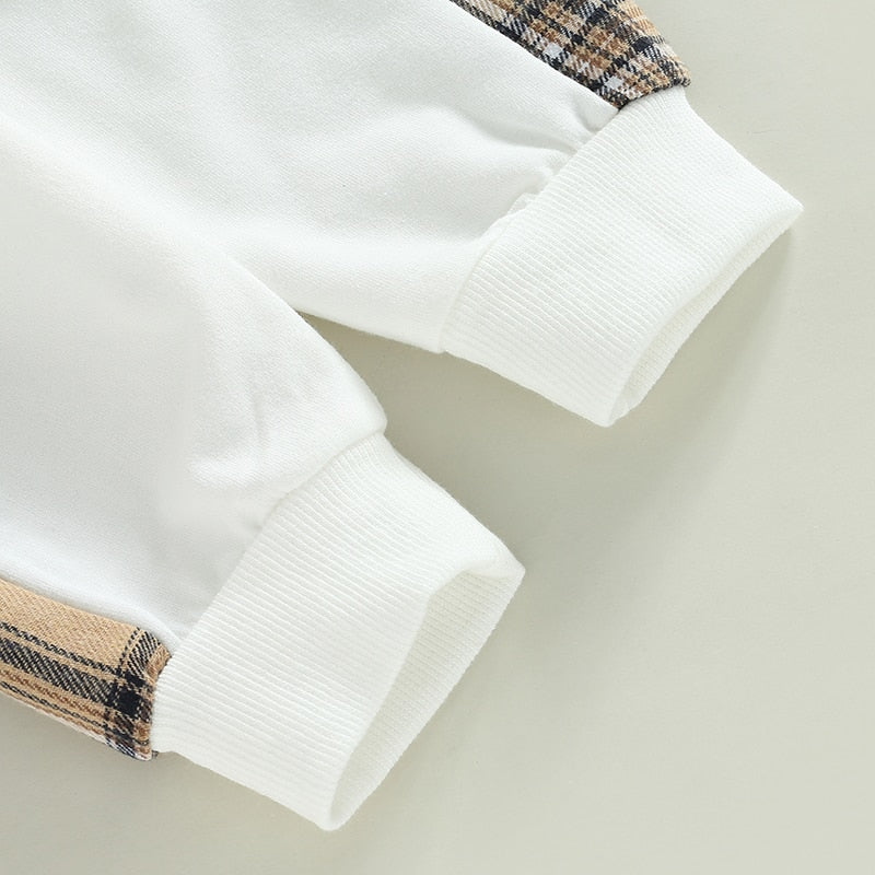 Plaid Bear Pattern Tops