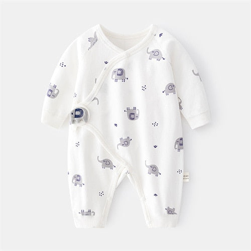 Cotton Solid Soft Infant Jumpsuit
