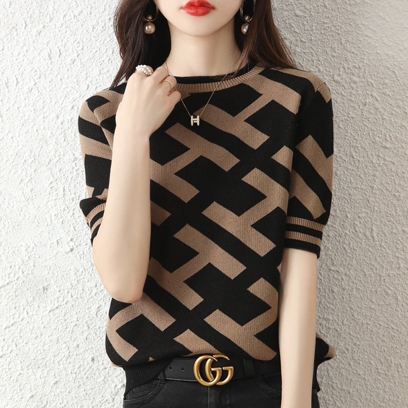 Casual Embroidery Tops