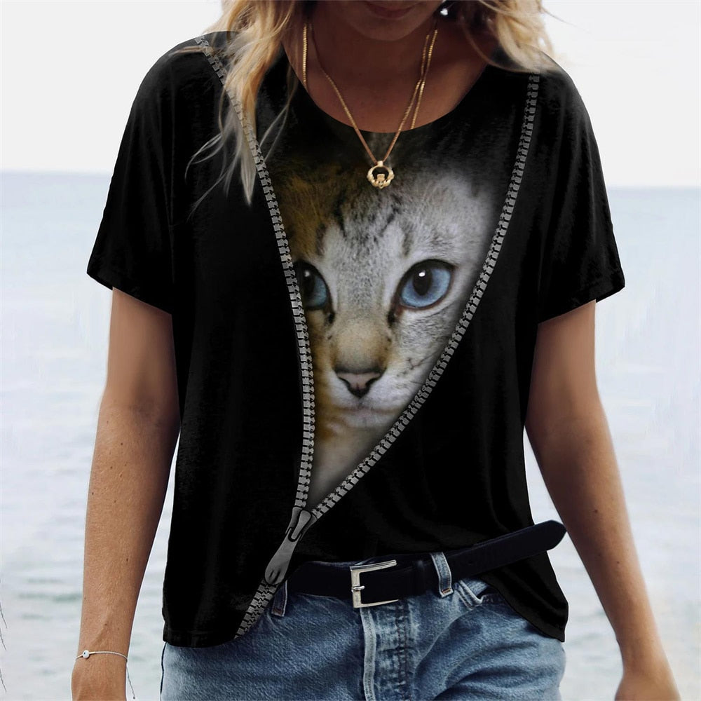 Cute Cat Fashion T-Shirts