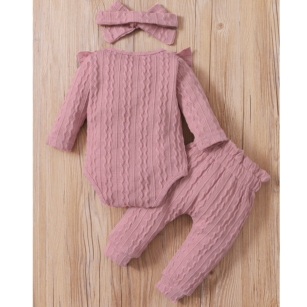 Long Sleeve Baby Romper Set