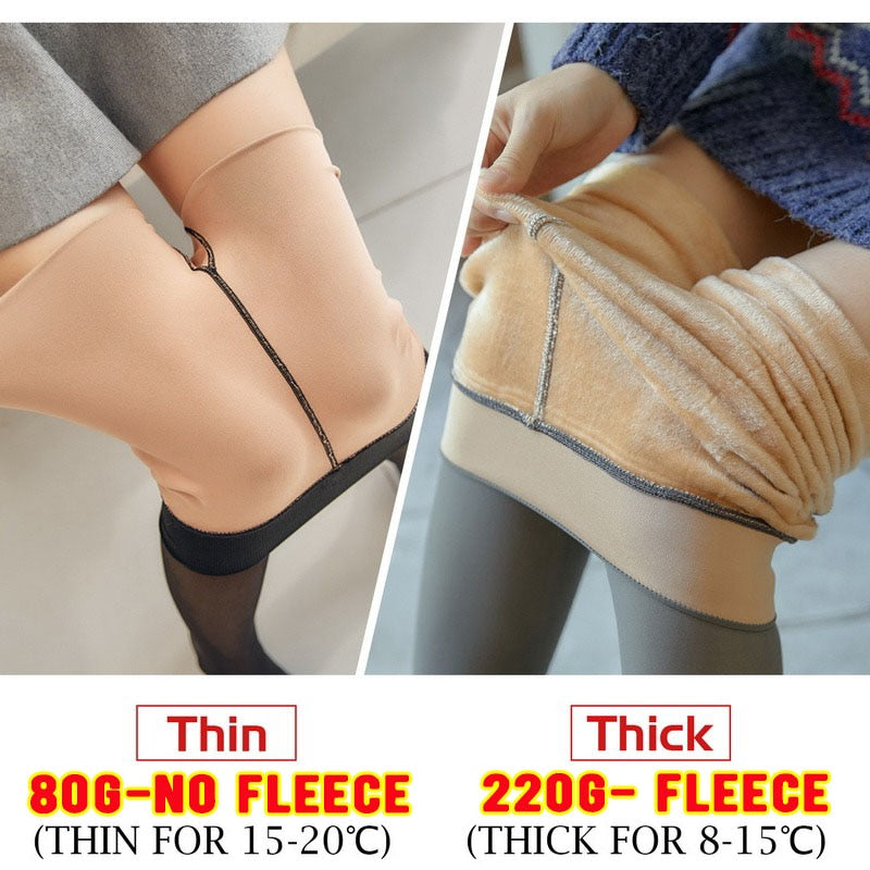 Fleece Warm Tights