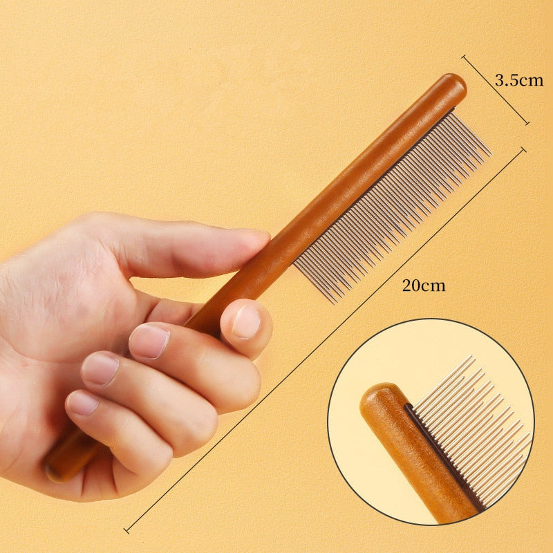 Pet Hair Remover Wooden Handle