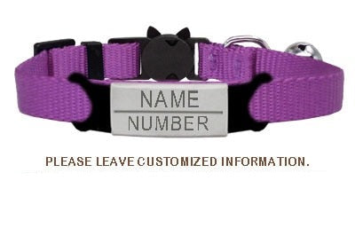 ID Tag Cat Collar Bell