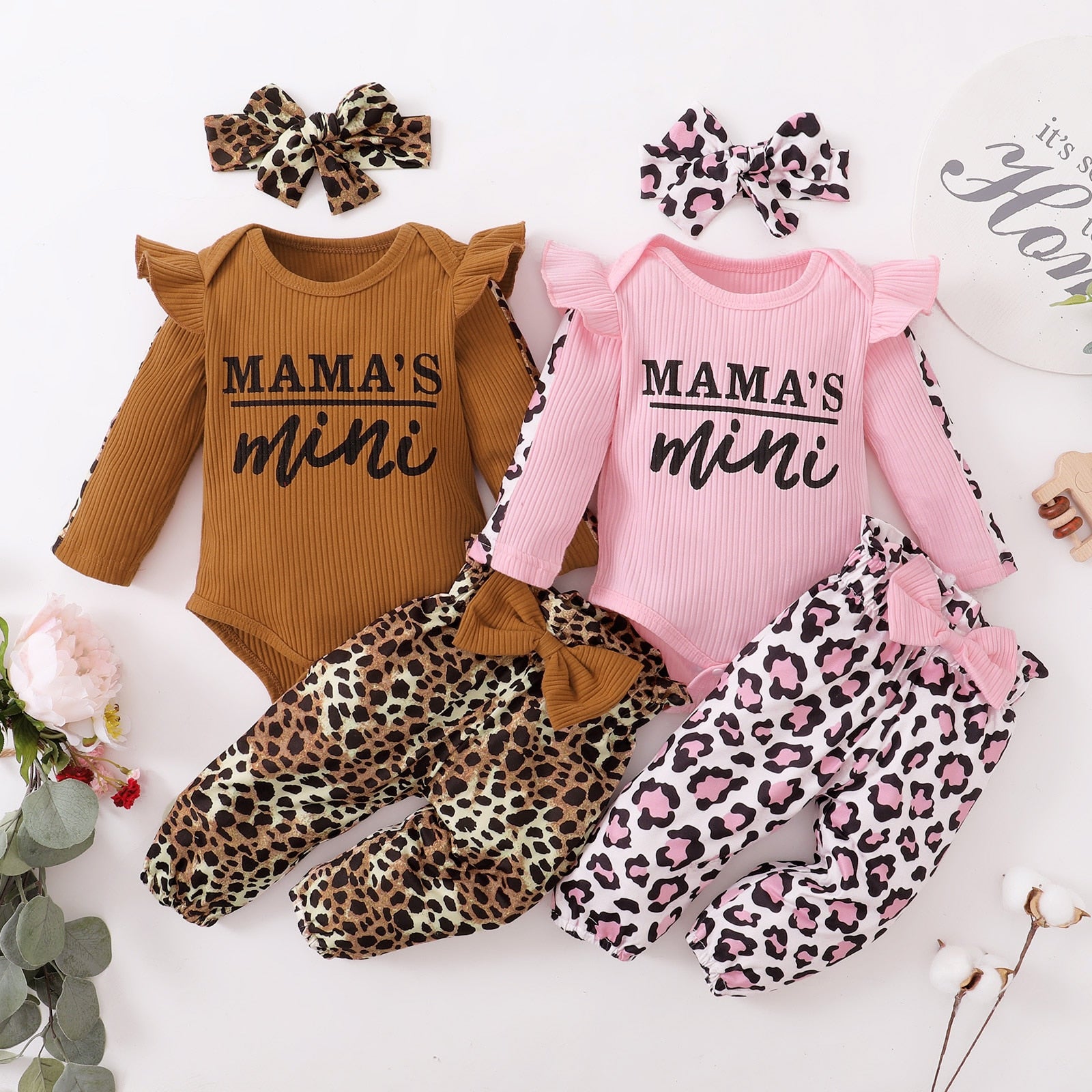 3 Piece Romper Newborn Sets