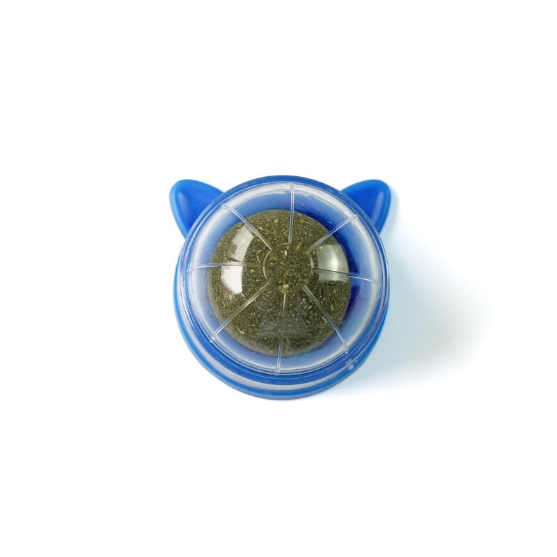 Cat Wall Stick-on Ball Toy