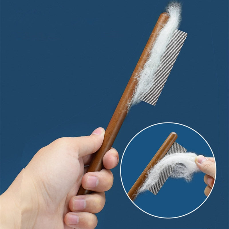 Pet Hair Remover Wooden Handle