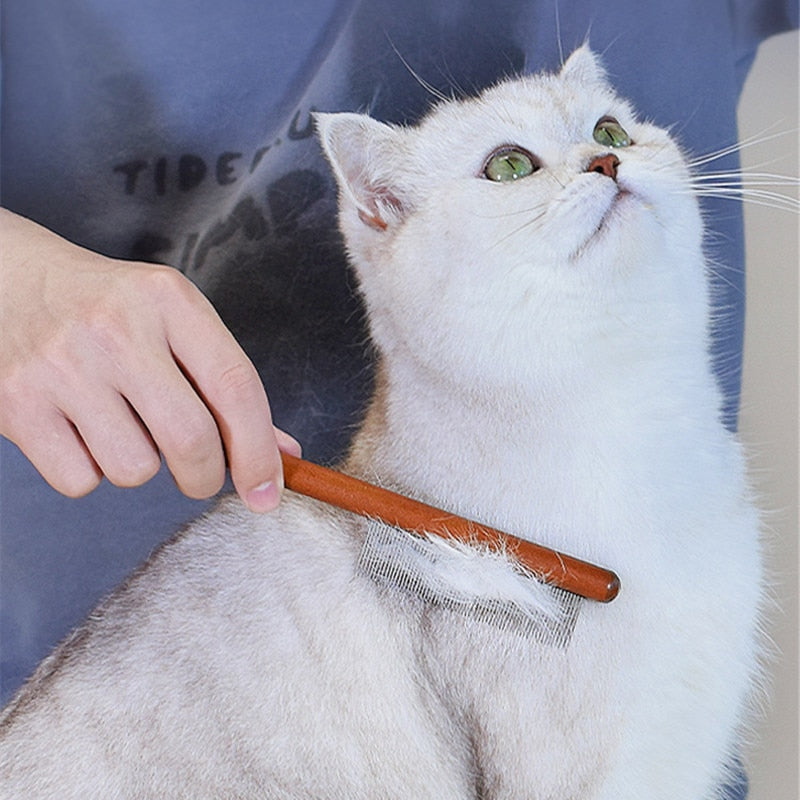 Pet Hair Remover Wooden Handle